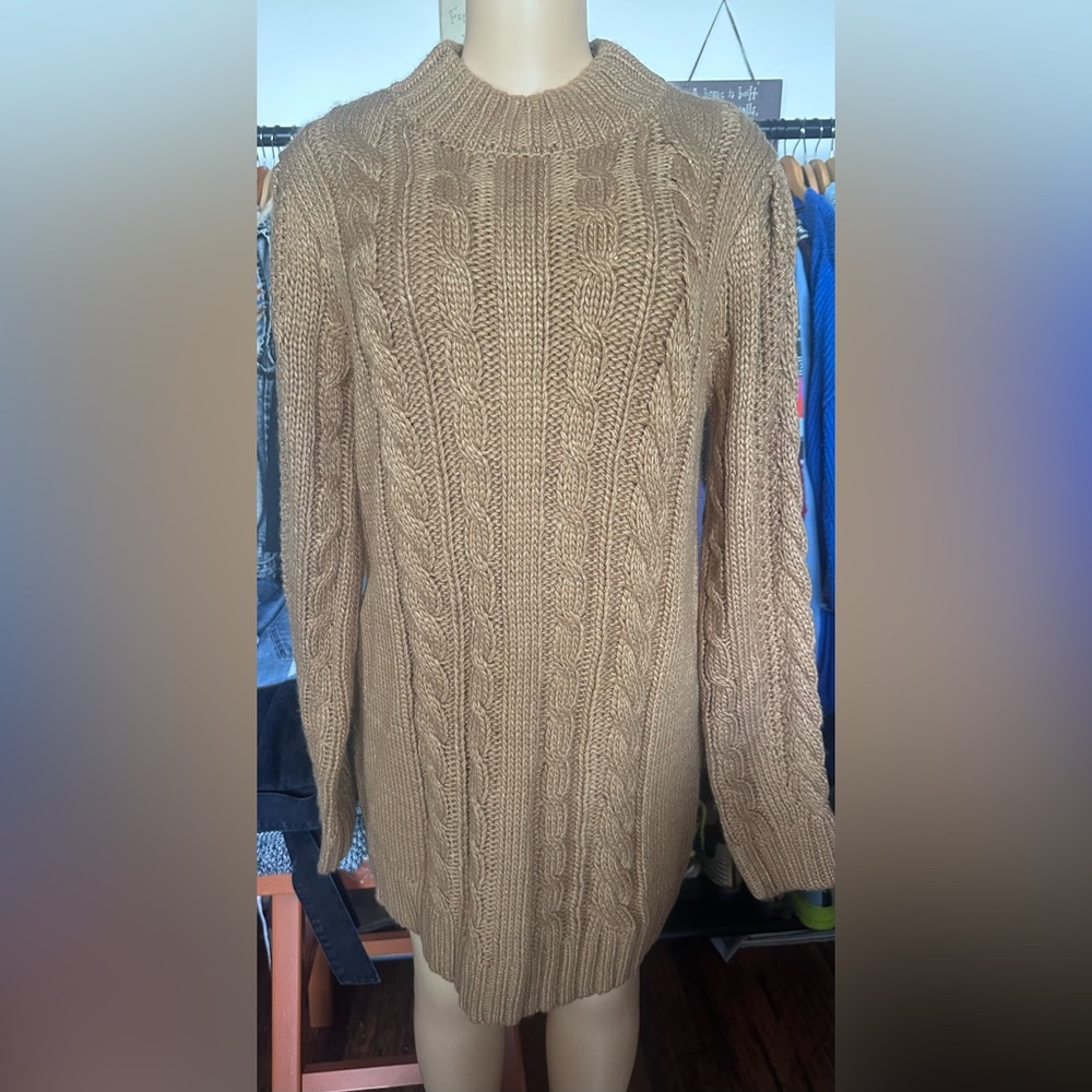 Z Supply Long Sleeve Cable Knit Dress
